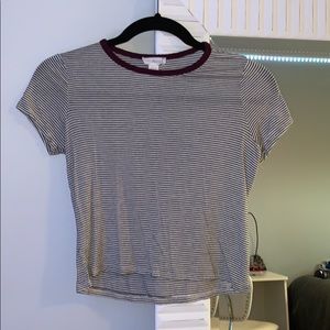 Striped Crop Top